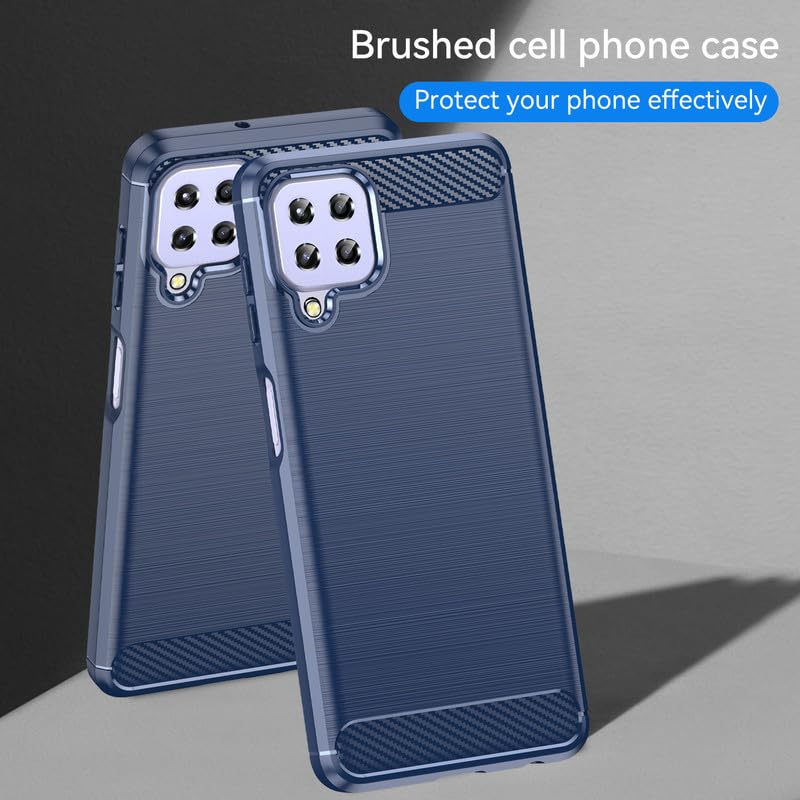 Image of Basic Case for Samsung Galaxy M33 5G (Carbon Fibre Blue)