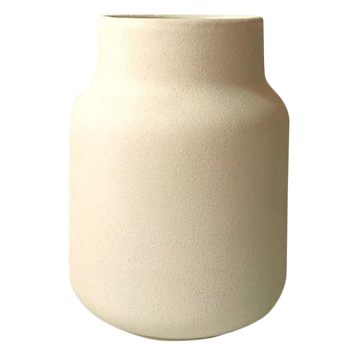 Jarrón de cerámica blanco para escritorio y decoración de oficinas moderno 1