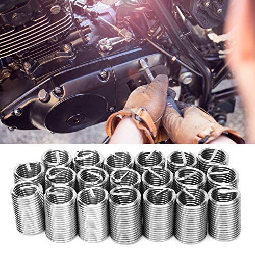 20pcs wire thread inserts m12 x 15 x 25d stainless steel helical coiled wire screw repair sleeve assortment kit