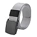 Beokeuioe Gürtel unisex Gürtel Nylon Canvas Belt für Damen und Herren, Stufenlos Verstellbarer Stoffgürtel mit Kunststoff Schnalle Verlängerter Canvas-Nylongürtel 140 cm Taillengürtel