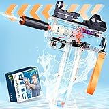 Neoot Electric Water Gun for Kids Aged 8-12, 35ft Range, Automatic Squirt Gun, Transparent Design,...