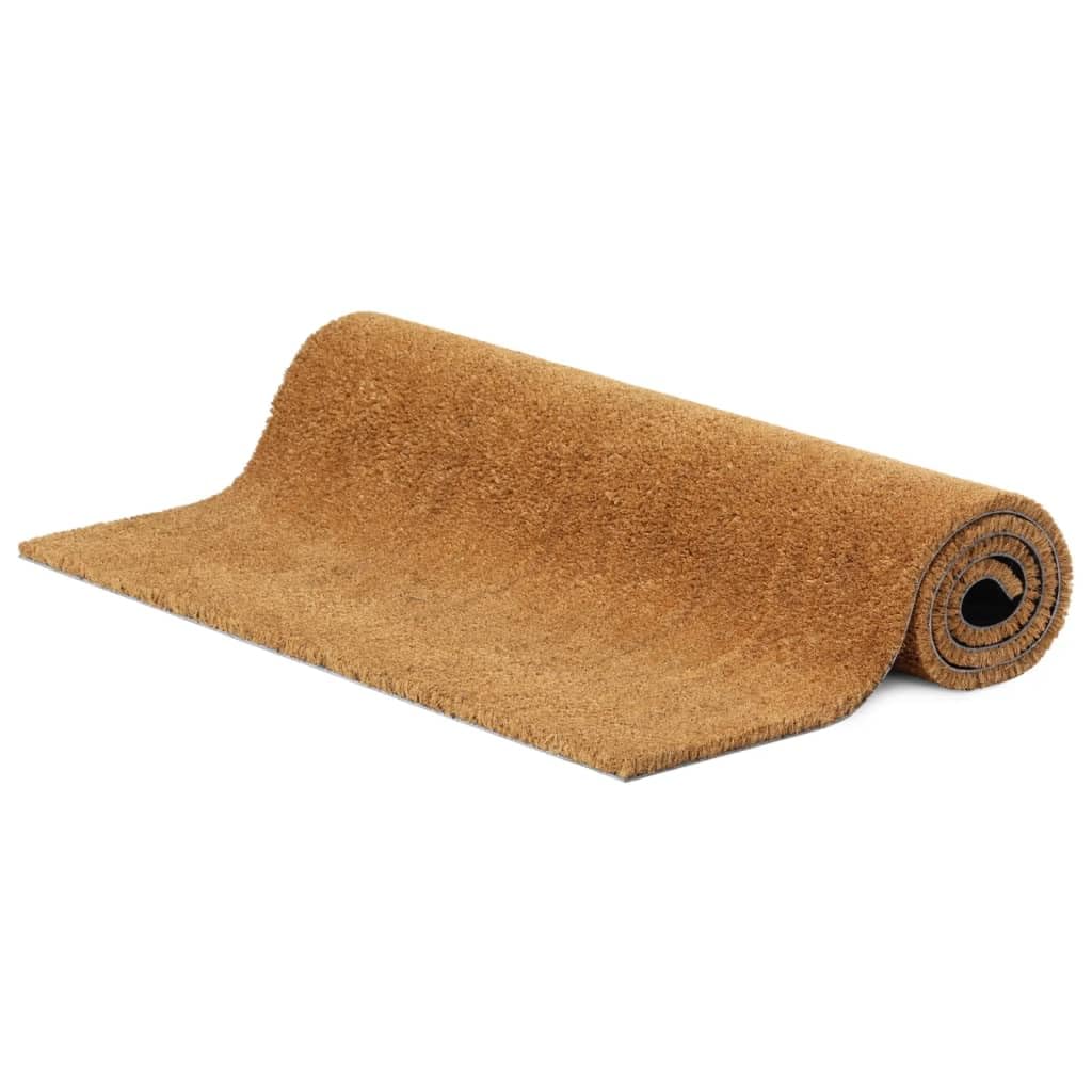 vidaXL Tapis de Porte Naturel 90x150 cm Fibre de Coco touffeté