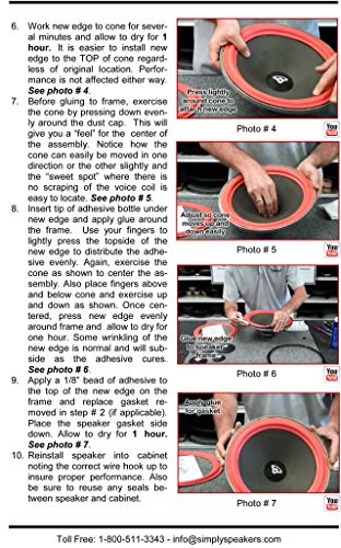 Infinity 5 Inch Foam Speaker Repair Kit FSK-5Ji (Pair)