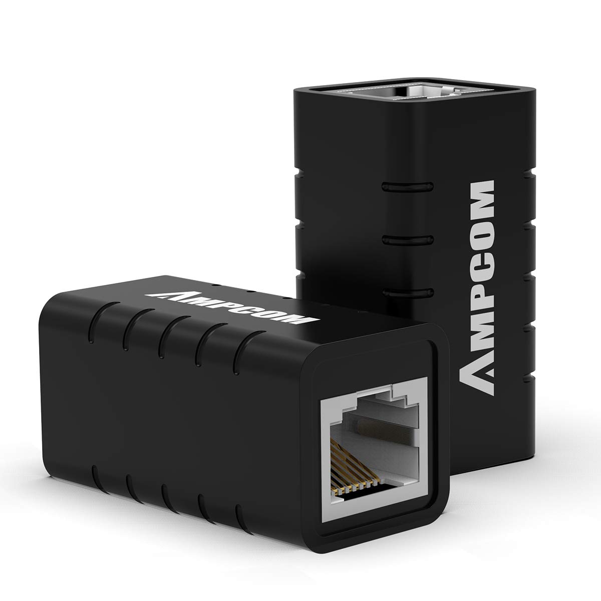 Amazon.co.jp: AMPCOM LANケーブル 延長コネクタ 2個入 rj45