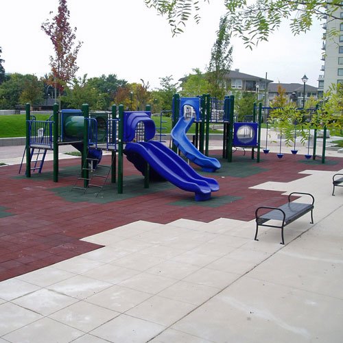 image for KIDWISE PlayFall Playground Safety Surfacing Green Package of 5-2' x 2