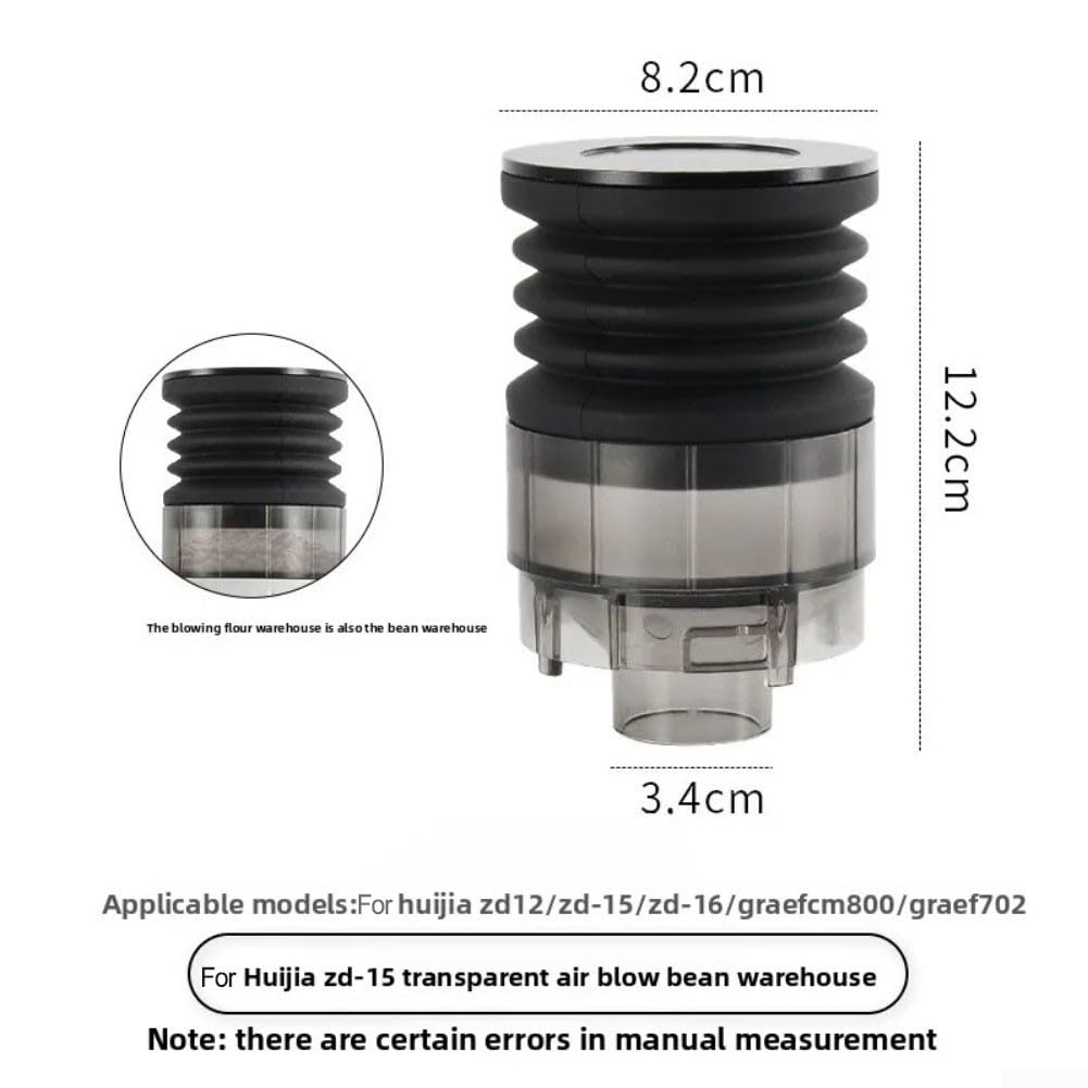 Tolvas de molinillo de café, embudo de presión de mano de silicona de fuelle para recoger café molido para Baratza