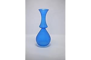 Small Glass Vase, Cobalt Blue Bud Vase for Flowers