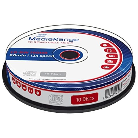 MediaRange MR235 CDRW80 700MB 12x Rewritable Discs Cover