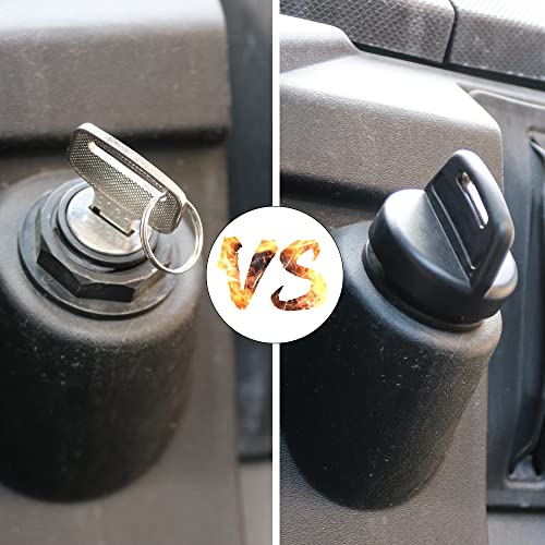 Image of Ignition Key Switch Cover for Polaris Ranger, Brutus, RZR, General, ACE, Sportsman, Scrambler, Trail Boss, Trail Blazer, Magnum, Xpress, Sport 5433534 UTV ATV Key Ignition Covers Caps
