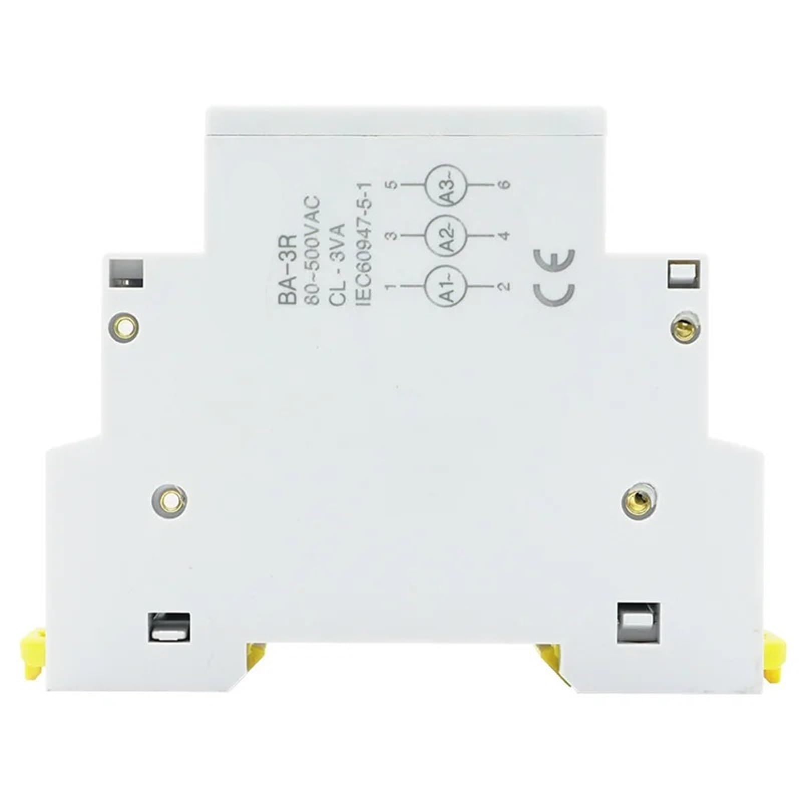1 szt. Mini Din Rail trójfazowy cyfrowy wyświetlacz modułowy miernik prądu wskaźnik LED 1-100A 220V 380V