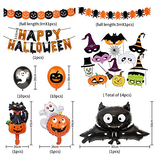 Bluelves-Halloween-Balloons-Bat-Halloween-Party-Decorations-Happy-Halloween-foil-balloon-letter-Pumpkin-Spider-Banner-3m-Halloween-Kids-Trick-Or-Treat-Scary-Party-Fun-Decor