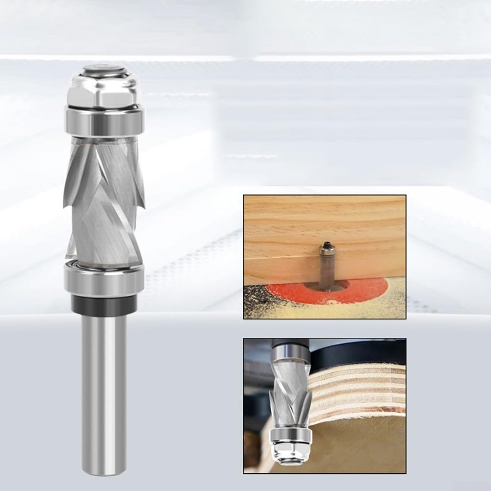 Niceminiwall Fresa a Spirale Compressione Gambo 12.7mm Taglio Netto