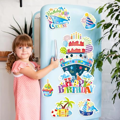 Phogary Imán Decorativo 10pcs Fiesta Cumpleaños miniatura 5