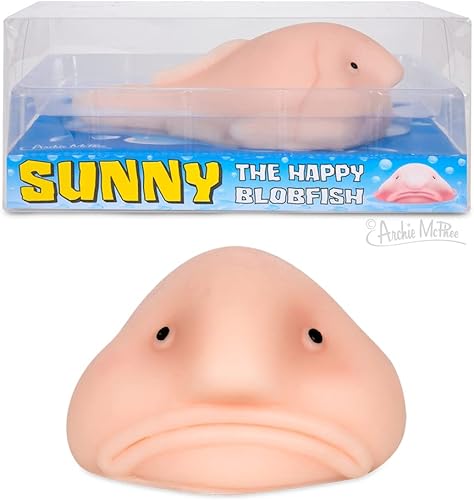 Accoutrements Sunny The Blobfish - Juguete novedoso - Juguete blando