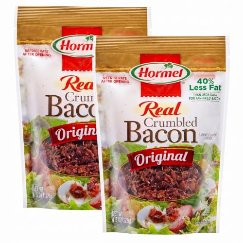 Hormel Real Bacon Crumble Topping, 4.3 Ounce Pouch (Pack of 2)