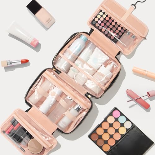 Personalized Gifts for Women, Initial Toiletry Bag Hanging Travel Organizer & Makeup Cosmetic Bag with Embroidery Letter Teacher Appreciation Gift Birthday Mothers Day Gifts for Mom Wife Friend Sister4