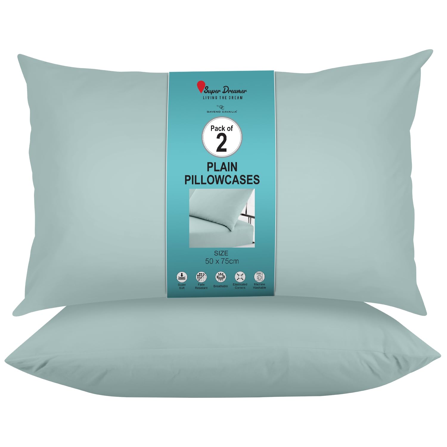 GC GAVENO CAVAILIA Fitted Sheet Single Bed (91 x 190cm) - Grey Bedding Sheets - Plain Dyed Microfiber Bed Sheets Single - (10 inch) 25cm Deep Pocket Bottom Sheet - Easycare - Wrinkle & Fade Resistant — view 56