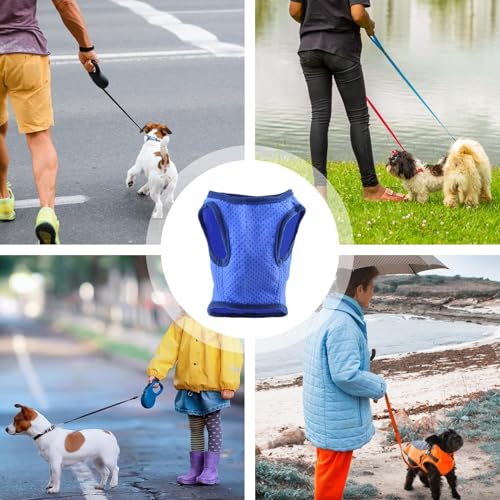 Kühlweste für Hunde – Reflektierende Kühljacke für Haustiere, verstellbarer Kühlmantel für Hunde | Leichte und bequeme hautfreundliche Hundeweste, atmungsaktives Hundekühlshirt, sommerliche kühlende H