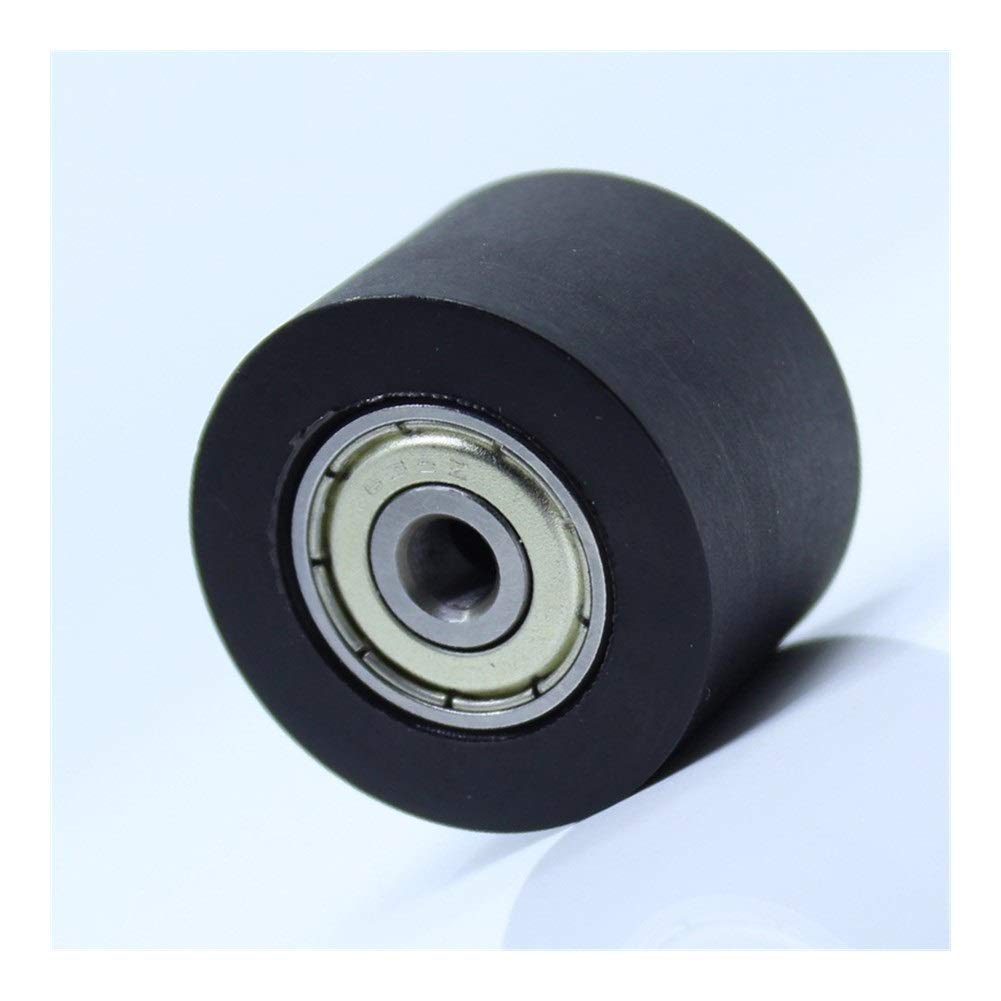 Tangjc-b PU 635 de cojinete 5x35x30mm del Eje de 5 mm Puertas correderas de Rodillos con 2 Cojinetes de Poliuretano Guiding Wheel Rodillo de Arrastre (Size : 10Pcs)