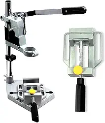 Suporte Para Furadeira 1/2 E 3/8 Manual C/Morsa Ajustável