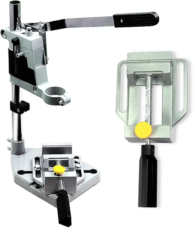 Suporte Para Furadeira 1/2 E 3/8 Manual C/Morsa Ajustável