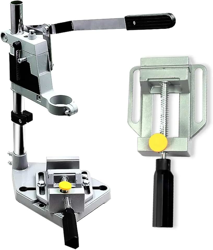 Suporte Para Furadeira 1/2 E 3/8 Manual C/Morsa Ajustável