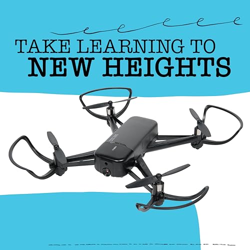 Pitsco Education Echo Drone, Out-of-the-Box Drone Kit, Remote Control and Programmable Drone Quadcopter, STEM Drones, Individual Kit - Image 3