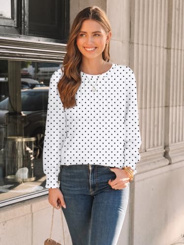 Image of AUTOMET Womens Long Sleeve Shirts Fall Blouses Tops Business Casual Outfits