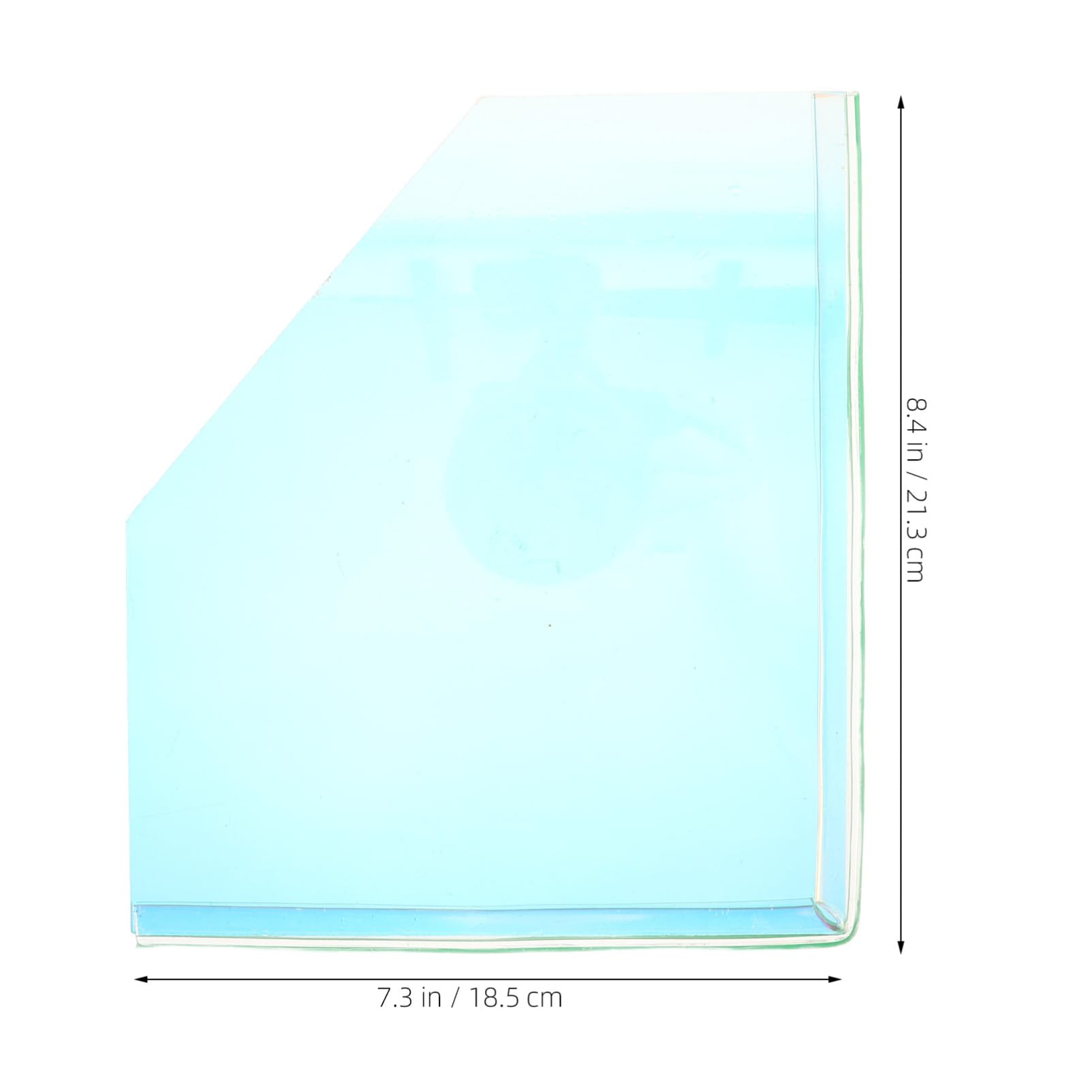 Angoily 1Pair Acrylic Bath Tub Self Adhesive Corner Baffles with Beautiful Patterns for Water Prevention and Easy Installation Bathroom