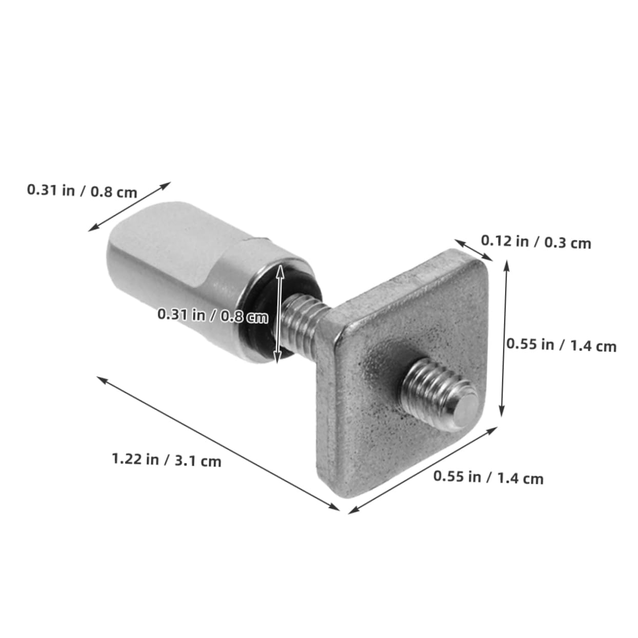 SUPVOX Replacement Fin Screws Set for Paddleboard Fastener Screws for Surfboard Made of 316 Stainless Steel
