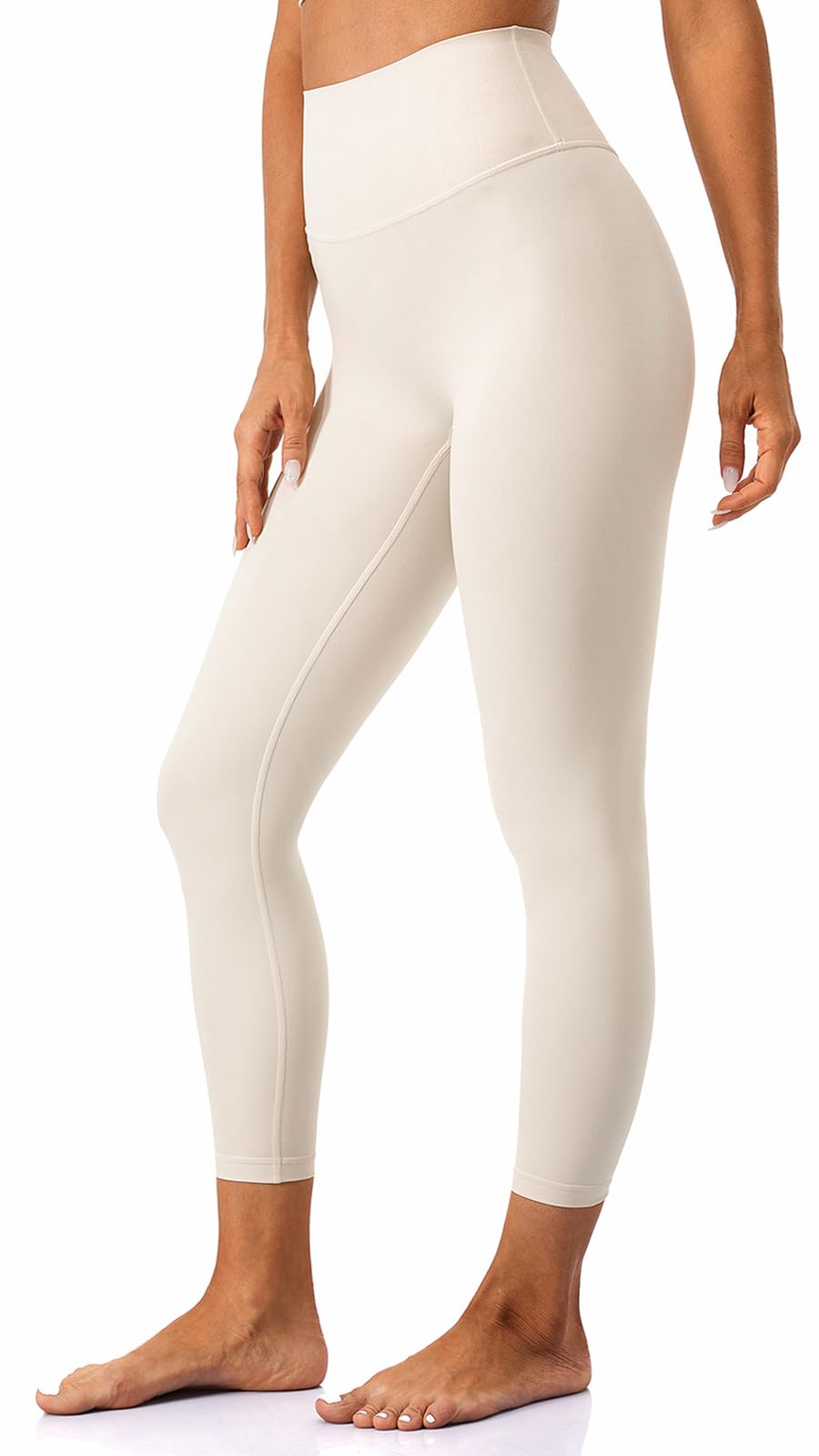 Lavento Women's All Day Soft Yoga Leggings 23"/ 25"/ 28" - No Front Seam Workout Active Legging for Woman