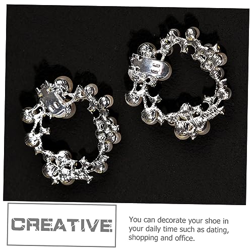 Clips de chaussures mariage et ornements amovibles pour talons hauts - 4