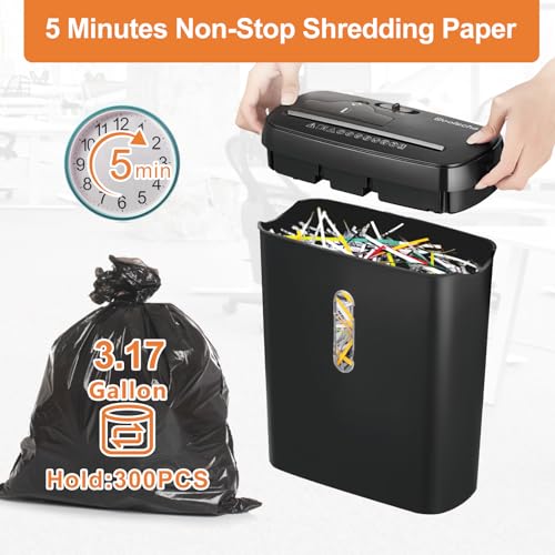 Woolsche SD108P 10-Sheet Strip Cut Paper Shredder の商品画像 1