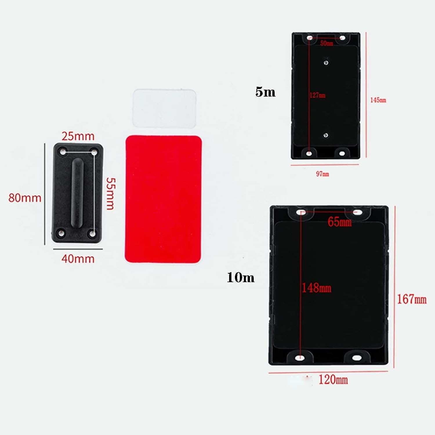 Retractable Belt Barrier 2/3/5/10m Retractable Belt Barrier, Wall Mounted Queue Rope Barrier, Crowd Control Ribbon, Line Dividers For Crowds For Outdoor Parking Lot - View #7