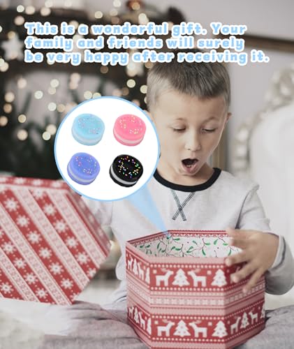 Image of Taba Squishies 4-Pack, Soft Silicone Stress Relief Toys for Adults & Kids, Fufu Squishy Anxiety Relief Set, Squishy Sensory Fidget Toys for Office, Study, and Travel, 6.5 x 6.5 x 2.5 cm