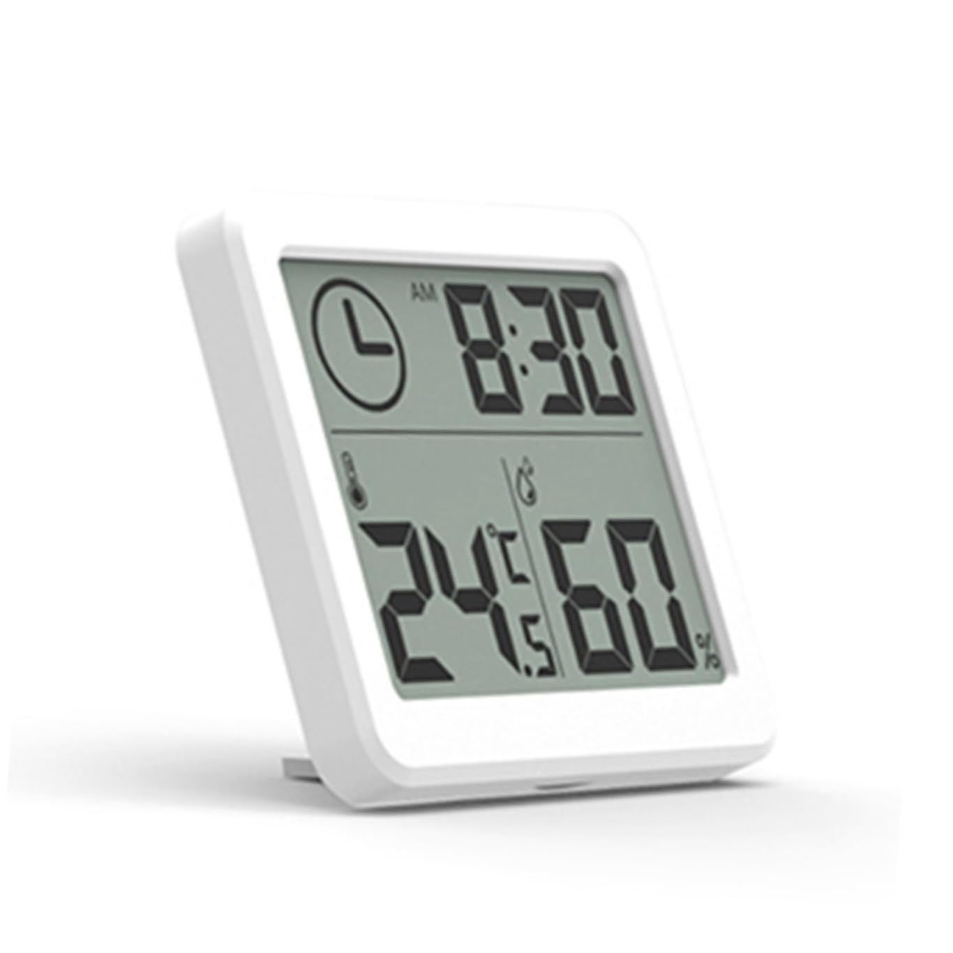 SUPVOX igrometro da idrometro per l'umidità misuratore di umidità della temperatura igrometro umidità casa termometro camera timer igrometro per piante termometro domestico bianca