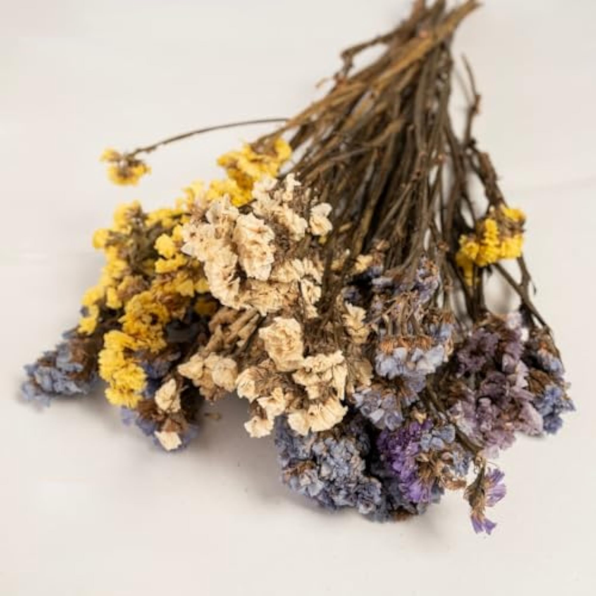 Dried Statice Flowers, Natural Preserved Blooms for Home Decor