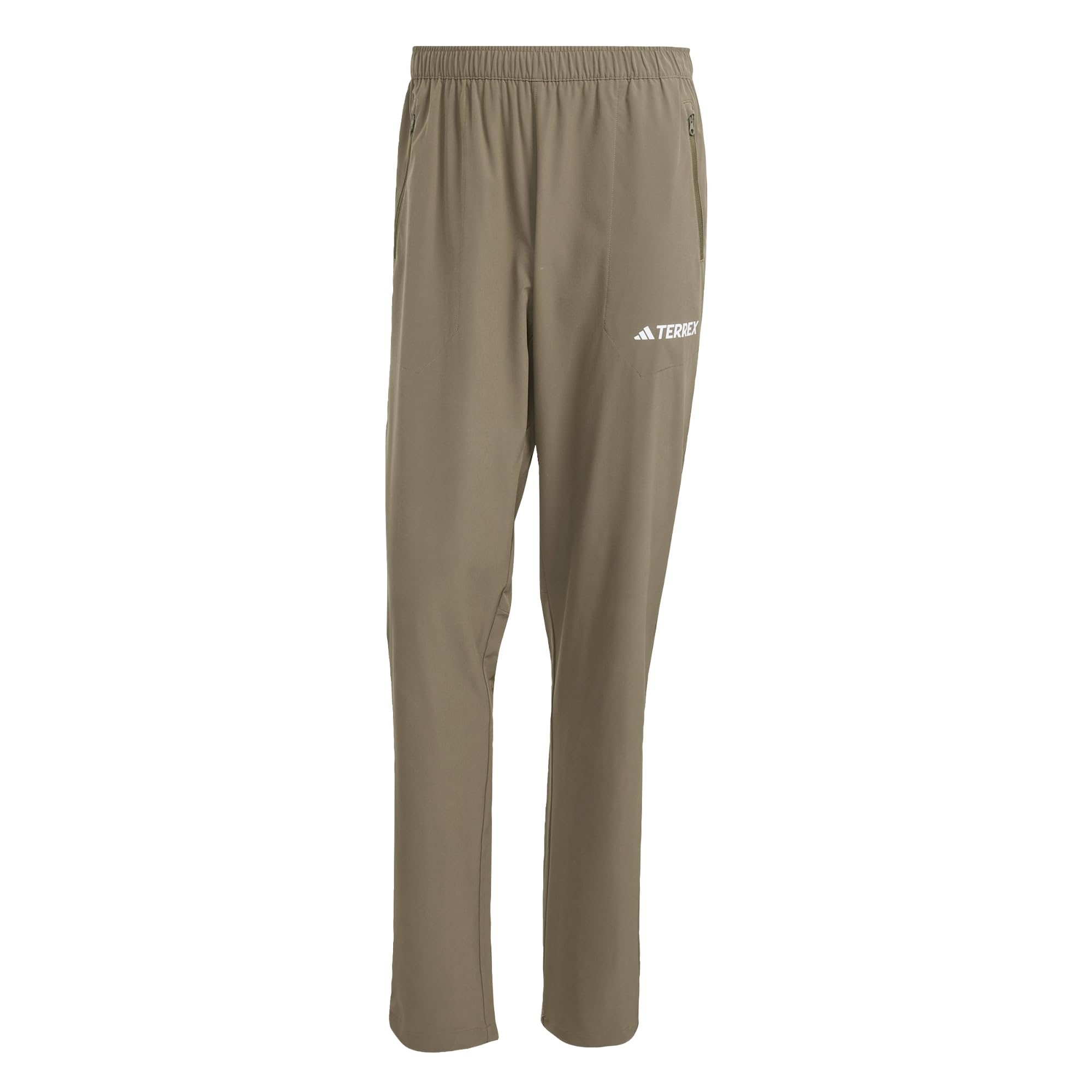 adidas Men's Terrex Multi Essentials Stretch Pants, Olive Strata, XL