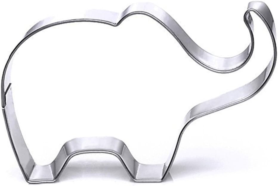HuSingSong Steel Elephant Sculpting Sugarcraft Cake Cookie Decorating DIY Baking Mould