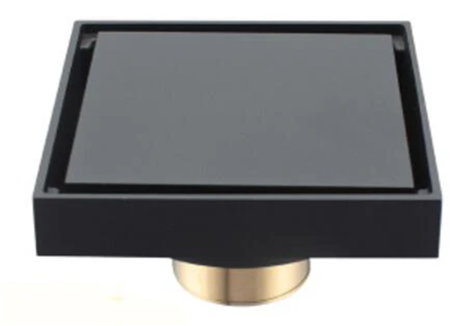 Brass Shower Drain Bathroom Floor Drain Tile Insert Square Anti-odor Floor Waste Grates(Color 5)