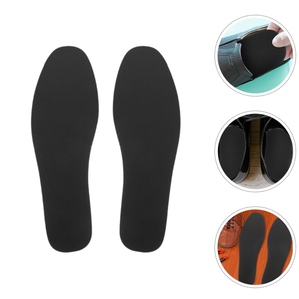 FOMIYES 5 Paires Semelles Intérieures Acier Manganèse Anti-perforation pour Hommes et Femmes Résistantes à Protection Travail et Sports