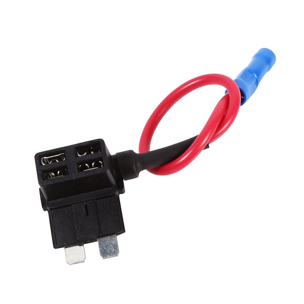 12 V samochodowy bezpiecznik dodatkowy A-obwodowy adapter do kranu mini ATM APM Blade bezpiecznik uchwyt z tyłu standardowy ostrze bezpiecznik pudełko uchwyt gniazdo wtykowe