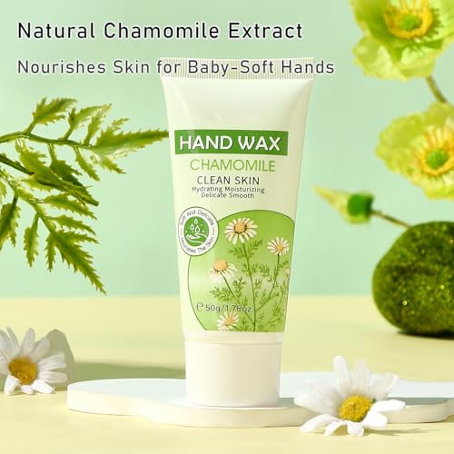 Grospe Smoothing Peel Off Hand Mask - 1.7oz Moisturizing & Exfoliating Hand Care with Natural Botanical Extracts, Nourishing Formula for Soft, Smooth Skin (Chamomile) - Image 4