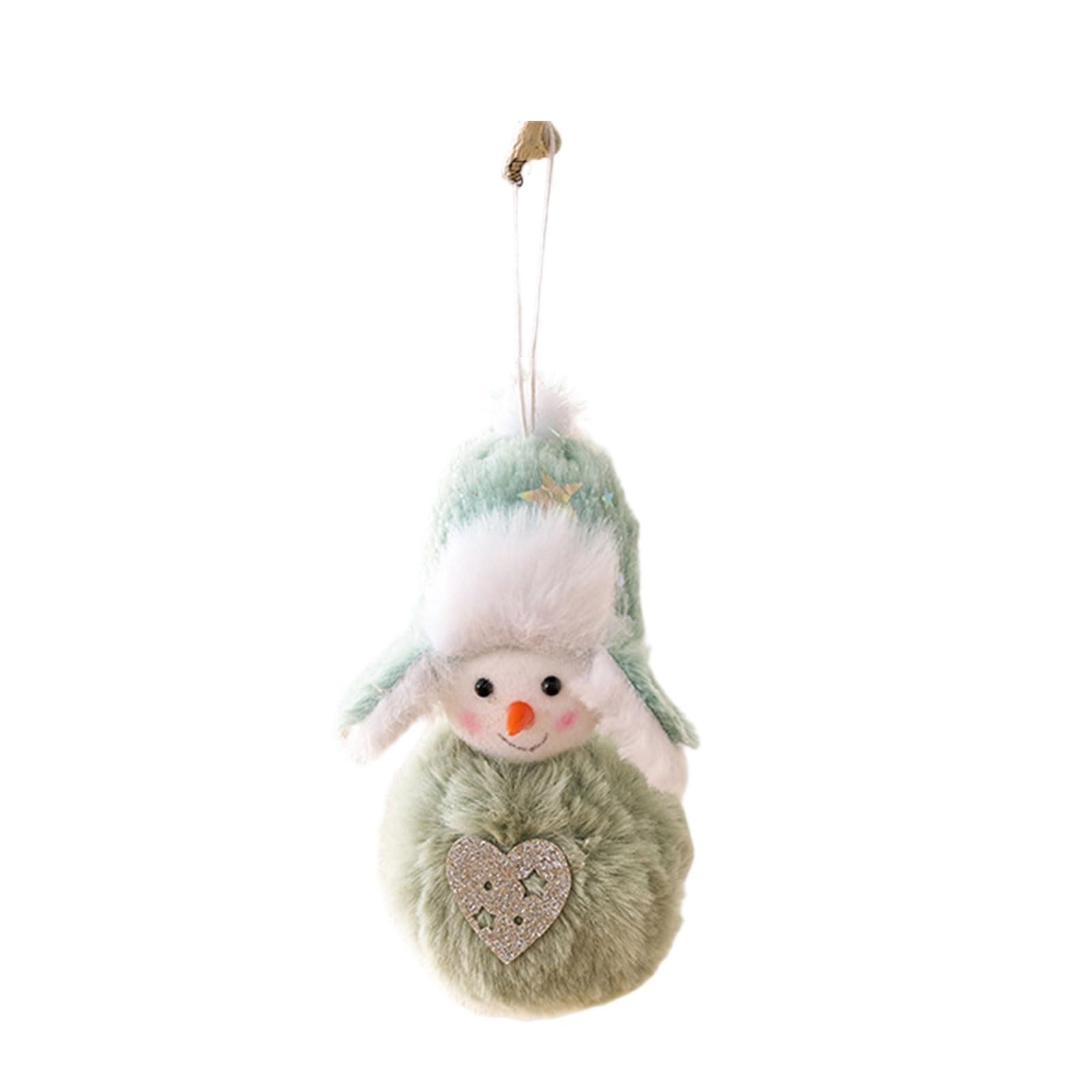 Xinsheinelry Christmas Tree Hanging Decoration Sturdy Materials Efficient Festival Home Ornament for Holiday Party Decorations Plush Christmas Hanging Decoration