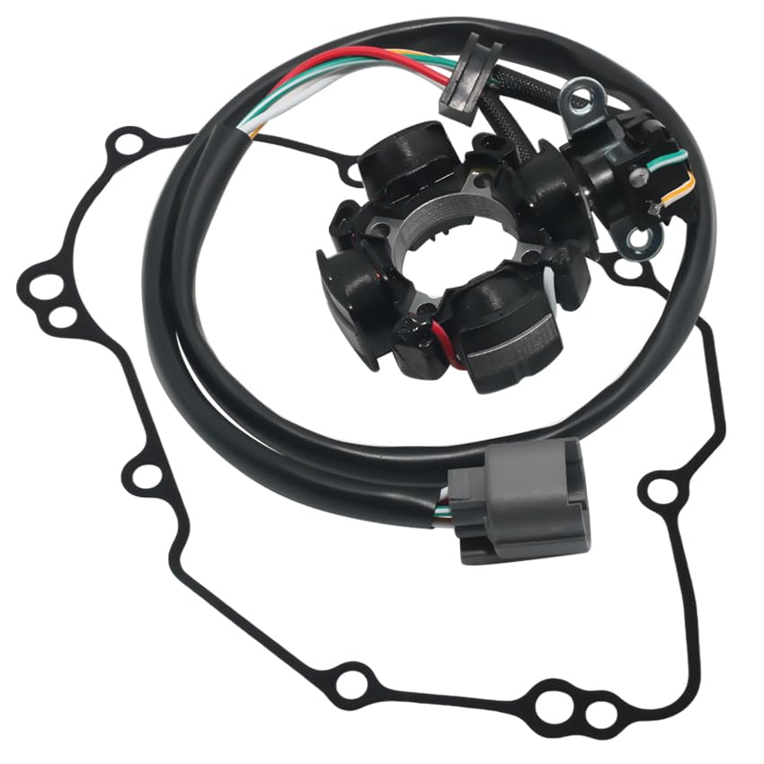 Stator Coil Rectifier Stator Gasket for Kawasaki 2006 KX450F KX450D6F,2007 KX450F KX450D7F,2008 KX450F KX450D8F Stator Coil Rectifier Stator Gasket Stator Coil 21003-0035 Stator Gasket 11061-0084