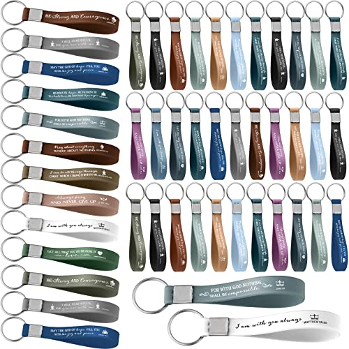 Unittype 200 Pcs Motivational Christian Bible Verse Keychains Inspirational Scripture