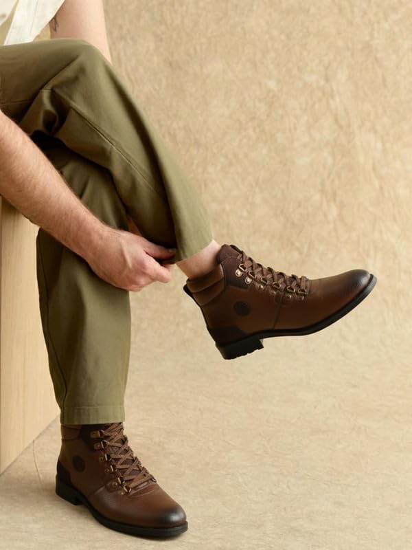 Image of FAUSTO Men's Leather Boots