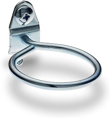 Triton Products Gancho para tablero de clavijas multianillo, 9 pulgadas, plateado, 2 unidades