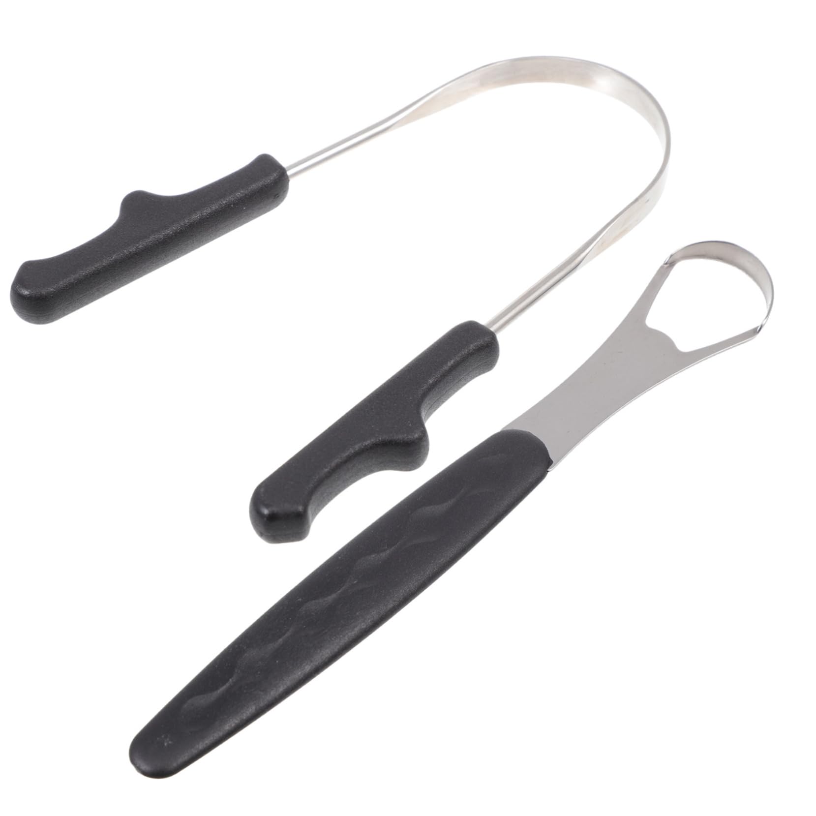 Outanaya 1 Set Tongue Cleaners Ergonomic Oral Care Scrapers with Shaped Design for Fresh Breath for Adults