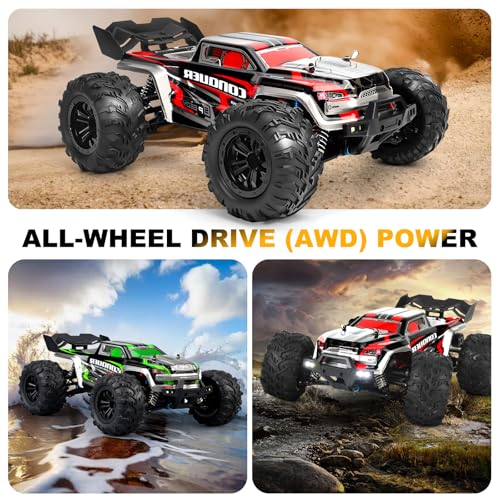 Image of 1:16 Scale All-Terrain RC Car for Adults - 40+KM /H High Speed 4WD Off-Road Remote Control Truck with 2 Rechargeable Batteries, 2.4GHz Electric Toy Vehicle Gift for Teens and 14+ (1:16 Scale)